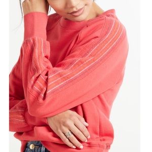 Evereve Callie Embroidered Sweatshirt